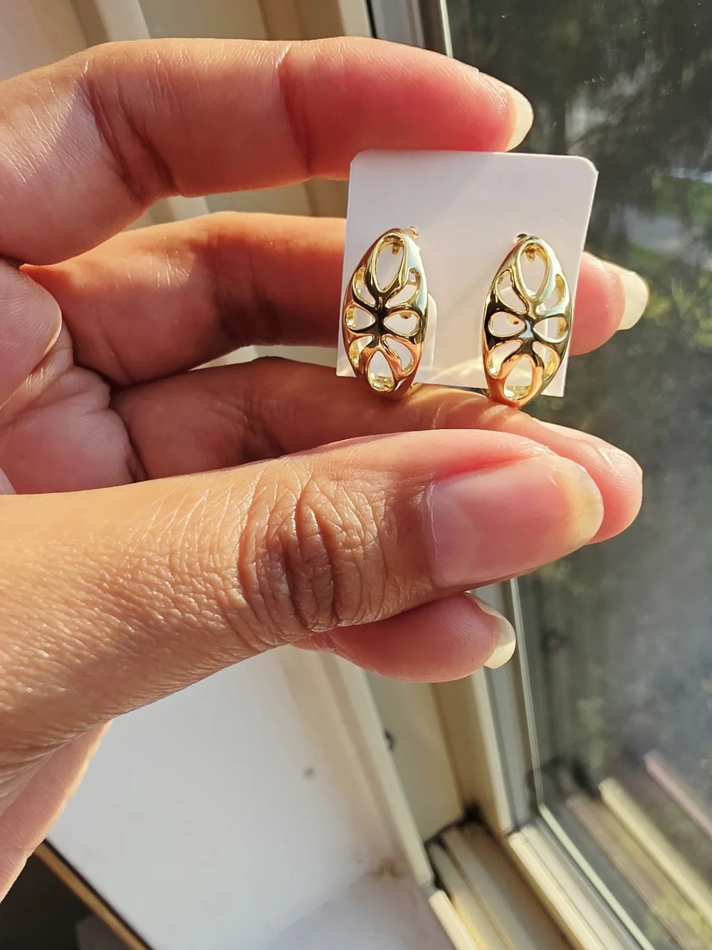 Hermosas Argollas Para Dama Oro Laminado 14k